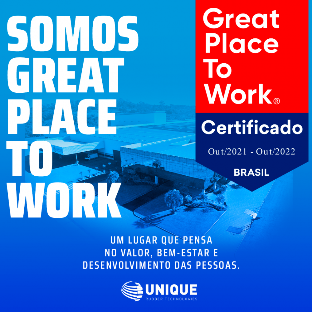 UNIQUE CONQUISTA O SELO GREAT PLACE TO WORK