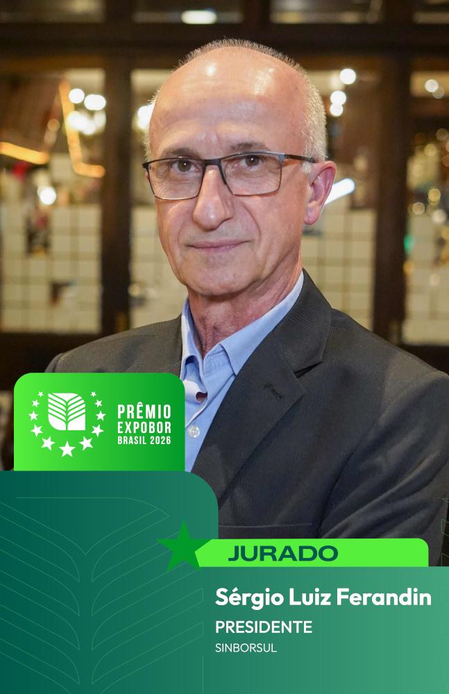 Sérgio Luiz Ferandin integra o seleto Comitê de Jurados do Prêmio Expobor Brasil 2026